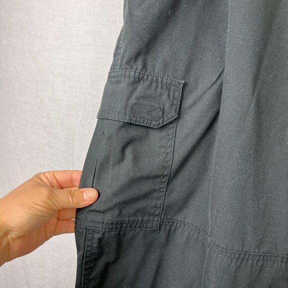 511 Tactical Cargo Pants 44x31 Black Stryke Ripstop Double Knee Hunting Workwear - Picture 5 of 16
